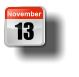 13 November